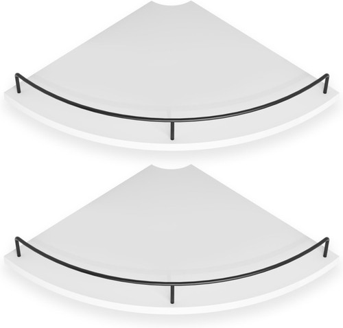 Pcs white corner floating - pcs,